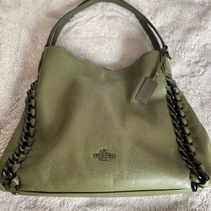 COACH Edie 42 Whiplash Stitching in Surplus